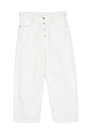 Jeans in cotone bianco MAISON MARGIELA KIDS | M60053MM015M6101